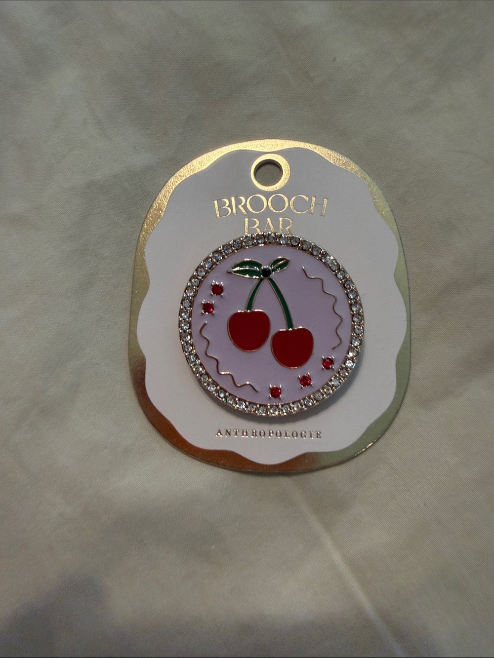 Anthropologie brooch bar. Charming pin